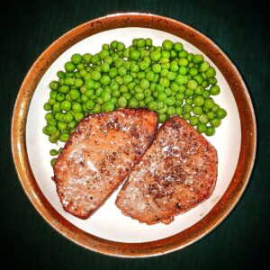 Tuna steak and peas - Massachusetts.jpg