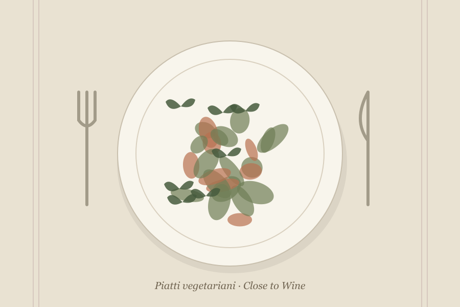 Illustrazione editoriale: Pomodori ripieni di riso, basilico e patate