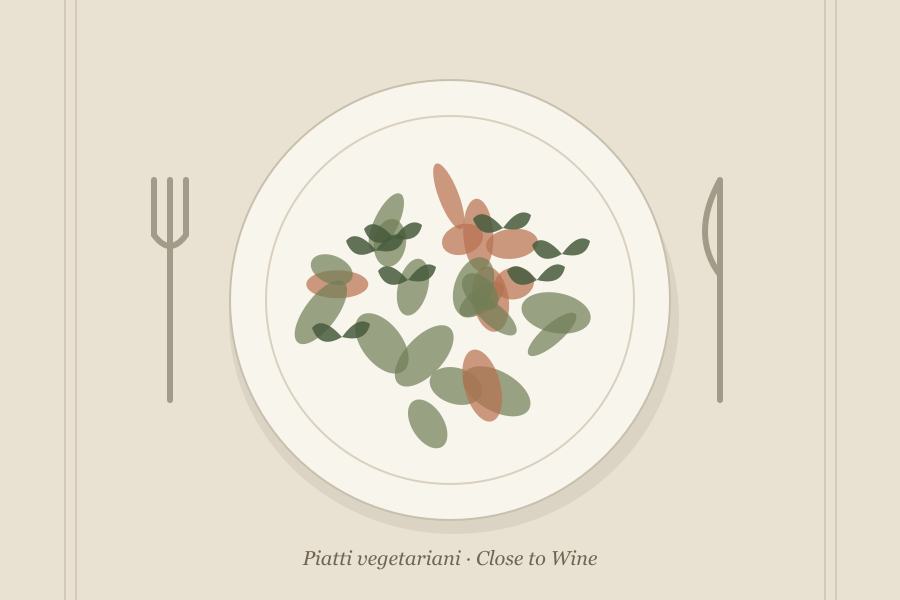 Illustrazione editoriale: Frittata al forno con zucchine e pecorino