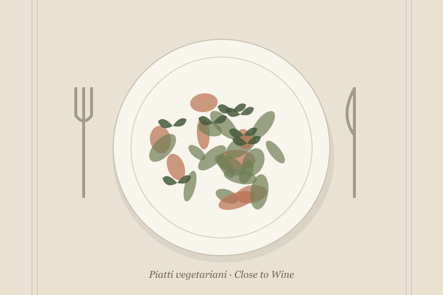 Illustrazione editoriale: Polpette di ceci al forno con salsa allo yogurt