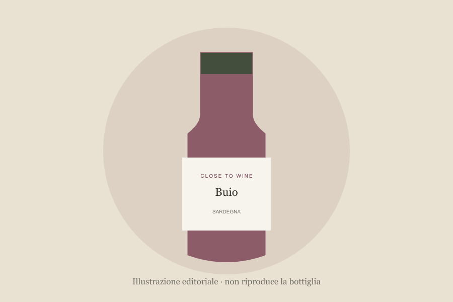 Illustrazione editoriale di bottiglia, non fotografia: Buio